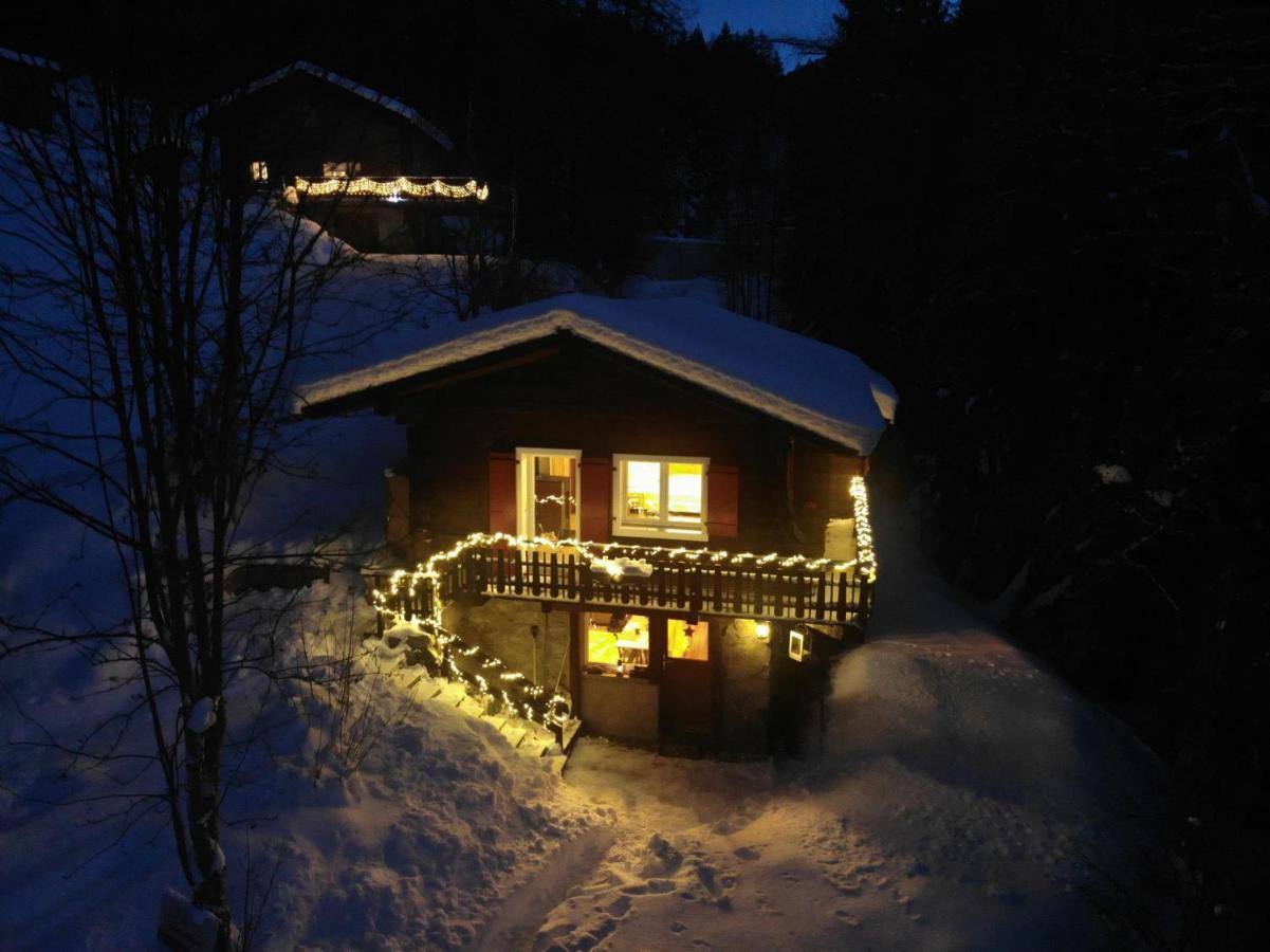 Petit Chalet Rustique Et Bucolique Bovernier エクステリア 写真