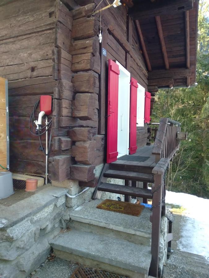Petit Chalet Rustique Et Bucolique Bovernier エクステリア 写真